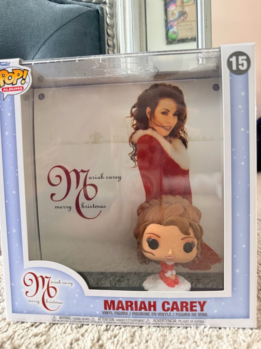 Funko Mariah Carey Pop! - Red & White Holiday Outfit, Brand new Rare collectible